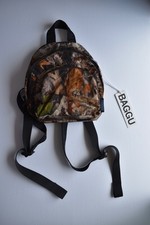 NWT BAGGU MINI NYLON BACKPACK PHOTO FOREST RA...