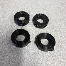 Shaft Collar- 3/4 ID-Double Split 2 Piece- Steel Black Oxide- USA- Lot of 4
