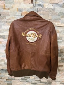Hard Rock Café Leather Jacket | eBay