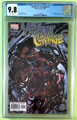 Venom vs. Carnage #2 CGC 9.8 1st Appearance Toxin Marvel