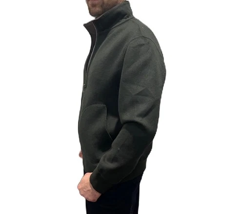 RIVO Wool Men's Bomber Minimalistic Reversible Jacket NWT Size 52 or L image 4