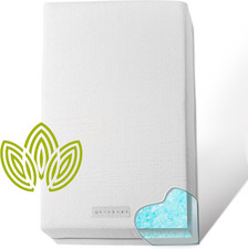 Organic Cotton Dual-Sided Crib Mattress  2-Stage Premium Memory Foam Certipur-U