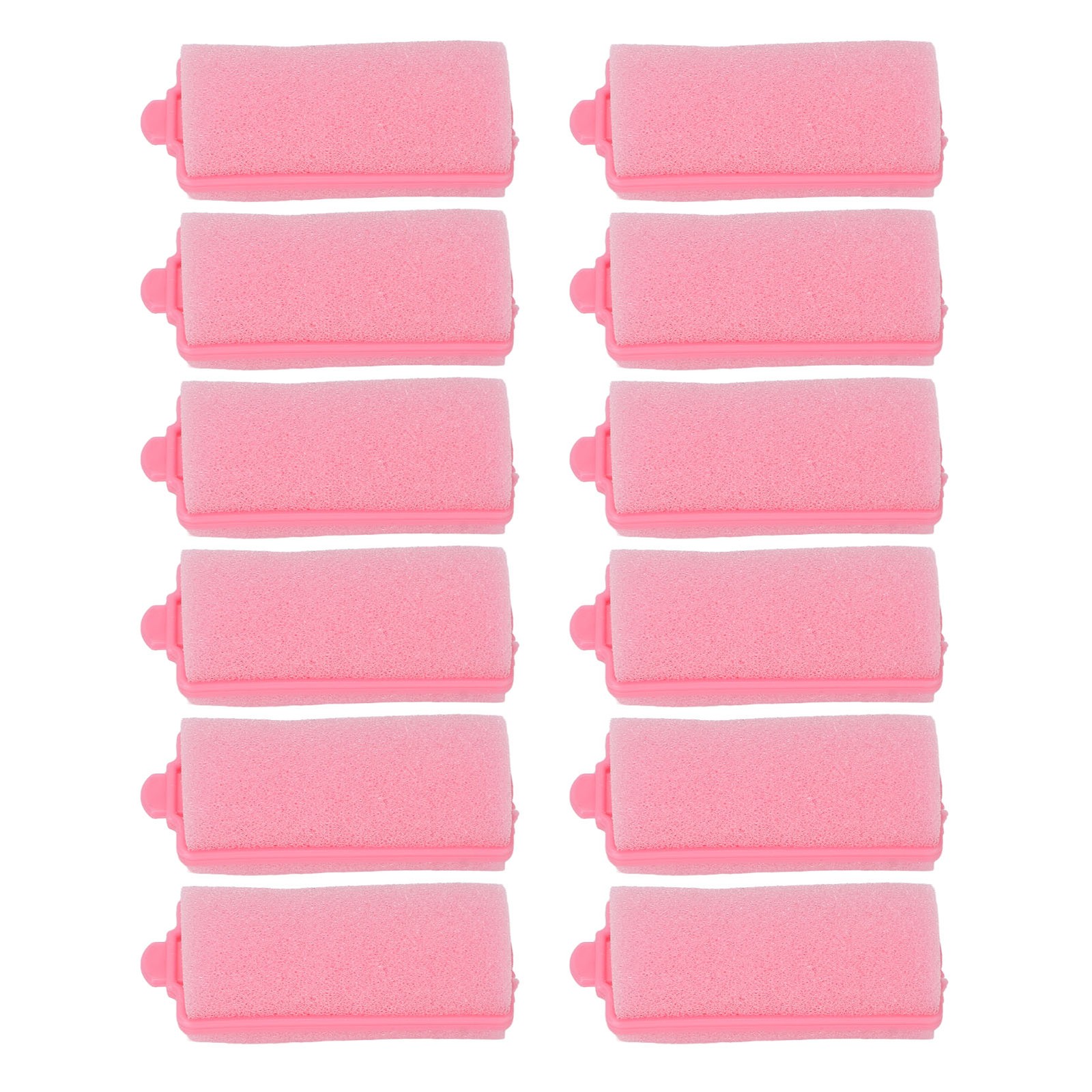 12pcs Foam Sponge Hair Roller Professional Home Salon Portable Soft Hair Cur CUT