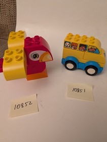 Lego Duplo 10849 My First Plane 10860 1st Race Car 10851 1st  Bus  10852 1stBird