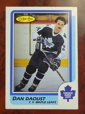 1986-87 O-Pee-Chee OPC Dan Daoust #241 Toronto Maple Leafs