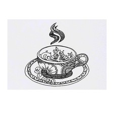'Fancy Teacup' Temporary Tattoos / Transfers TO00026037