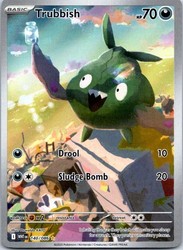 Trubbish 140/086 Scarlet & Violet: White Flare Illustration Rare