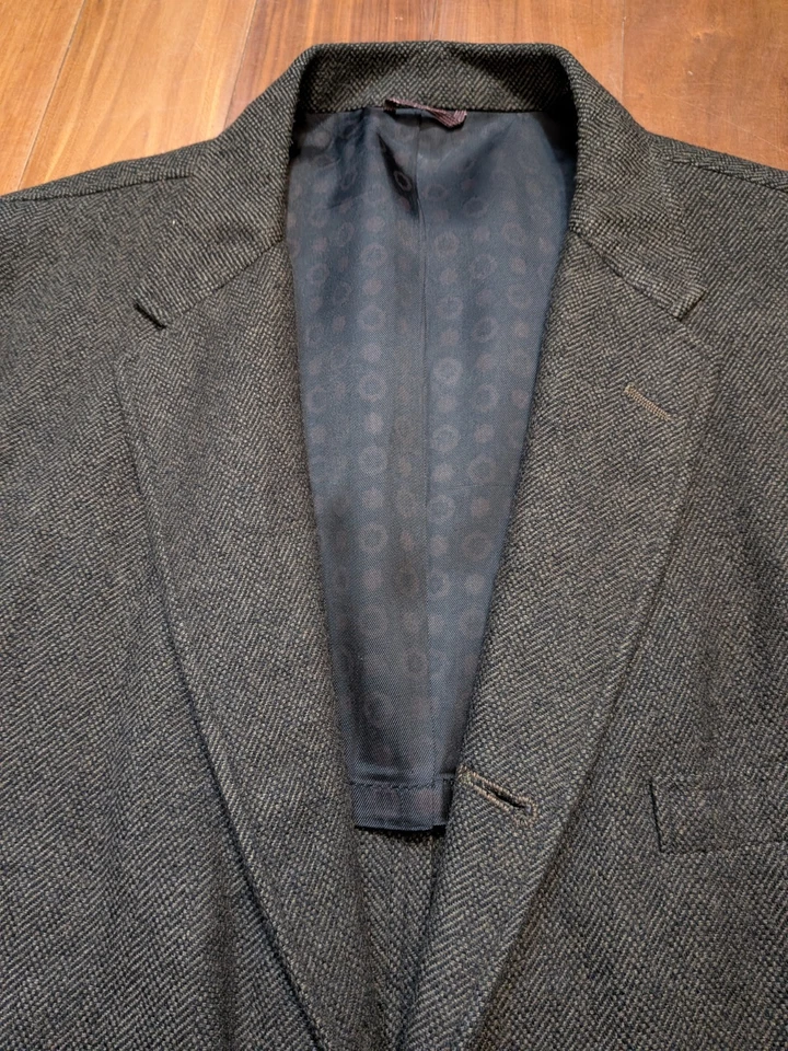 True Vintage 3 Roll 2 Wool Tweed Ivy Suit 21x29 Jacket 30x28 Pants V Sick READ👇 - Image 4 of 4