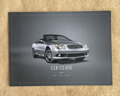 2008 MERCEDES BENZ CLK-CLASS DEALER BROCHURE - GREAT FOR YOUR COLLECTION!