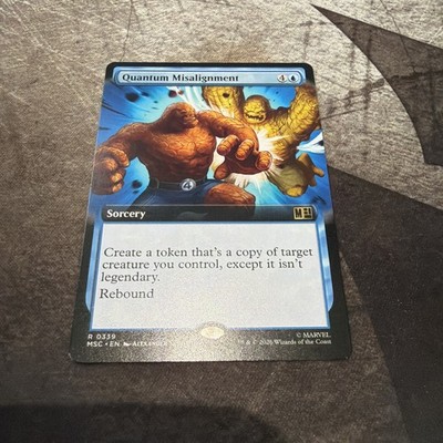 Quantum Misalignment (Extended Art) 339 MTG MSC Commander: Marvel Super NM