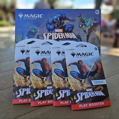 Magic: The Gathering Marvel's Spider-Man Scene Box BUNDLE with  X4 Packs