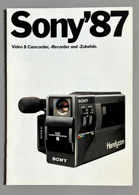 Sony Katalog aus 1987 Video8