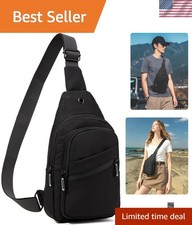 Compact Lightweight Sling Bag - Multi-Purpose Travel Daypack for All Occasions