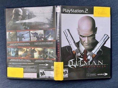 Hitman Contracts Sony PS2 PlayStation 2 Case Box Cover Art ONLY No Game / Manual