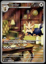 Herdier Illustration Rare SV: White Flare 155/086 NM on eBay