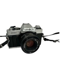 Minolta XG-1 35mm SLR Film Camera MD 50mm 1:2 Lens