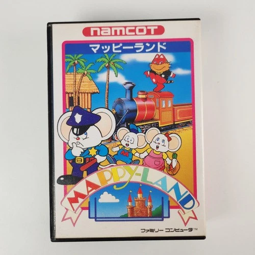 Mappy-Land Famicom Nintendo FC Japan Import Namco NTSC-J