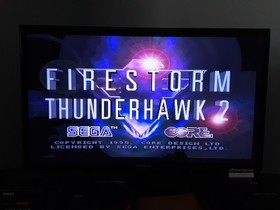 Firestorm Thunderhawk 2 Sega Saturn Video Game Boxed Complete PAL
