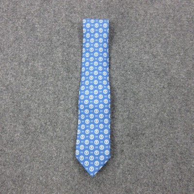 Vineyard Vines Tie Mens One Size Blue Silk Brunswick 50th Reunion Necktie