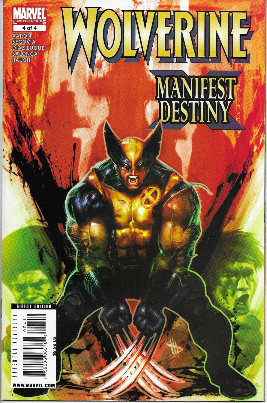 WOLVERINE - MANIFEST DESTINY (2008) #4 - Back Issue (S)