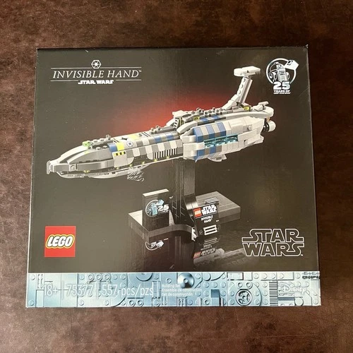 LEGO Star Wars Invisible Hand 75377 Starship Collection 557pcs Display Stand