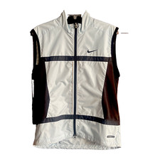 Vintage 90's Nike Vest Lt. Blue/Black Full Zip Clima-FIt Sz M 8-10 Women's