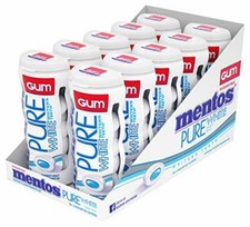 Mentos Pure White Sugar-Free Chewing Gum with Xylitol, Sweet Mint, 15 Piece