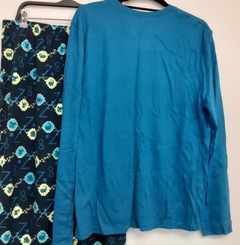 Pokemon Center Sleeping Snorlax Blue T-Shirt Navy Microjersey Pants M Men RA32 - Picture 3 of 9