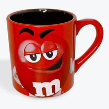 M&M'S Red Large Licensed Coffee Tea Mug Cup by Frankford Candy 2016