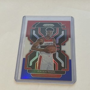 2021-22 Prizm Red White Blue Parallel Isaiah Todd