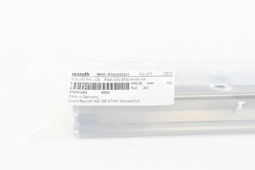 Bosch Rexroth R180535331, CS RSA-035-SNS-H-MA-AK, guida, 436 mm - Foto 5 di 5