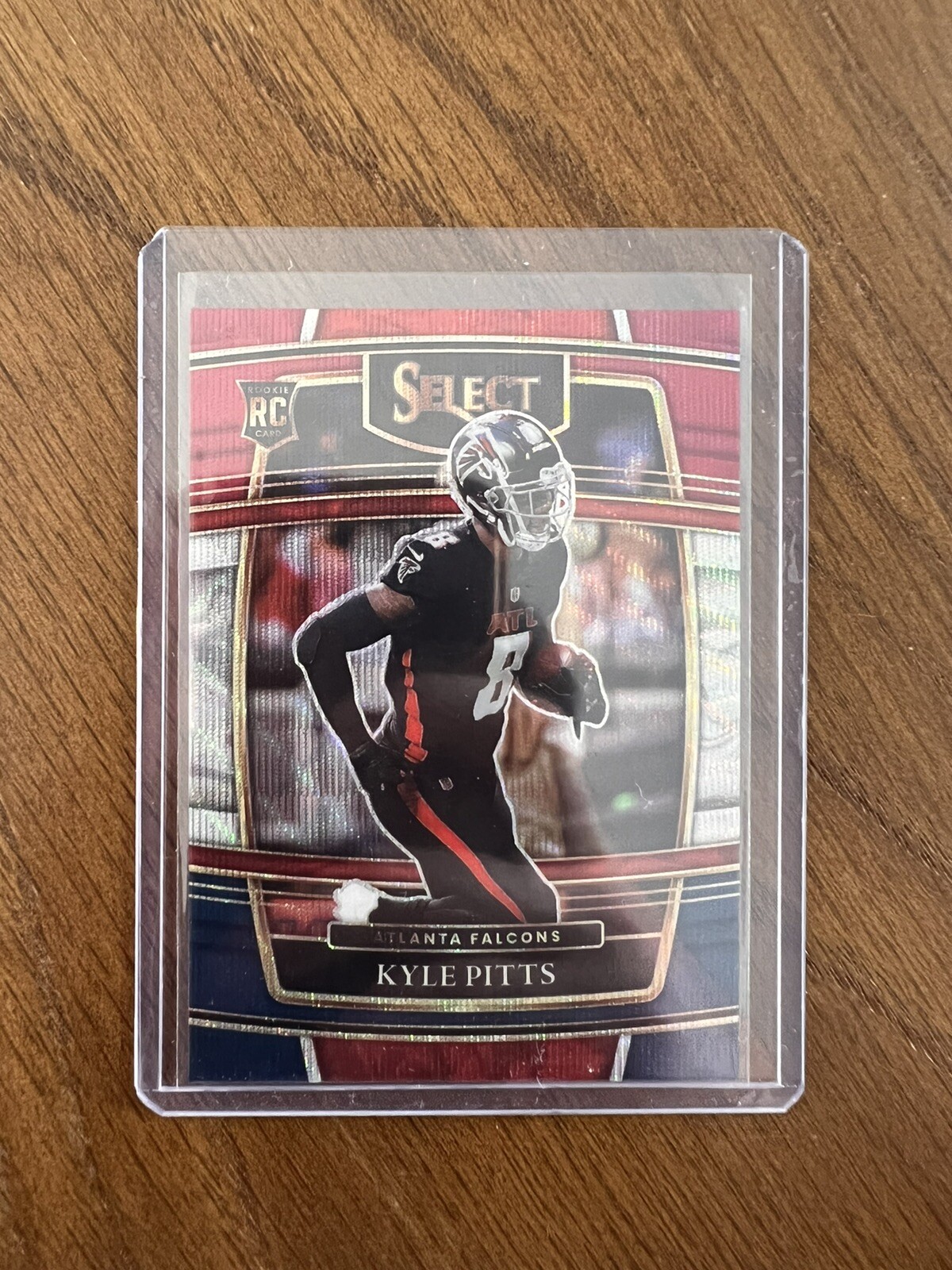 2021 Panini Select Football Kyle Pitts Rookie Tri-Color Concourse Level /249 SP