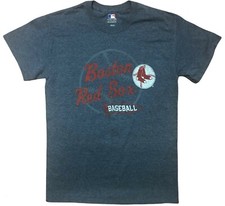 MLB Boston Red Sox Classic Logo Men's Short Sleeve T-Shirt Blue Small