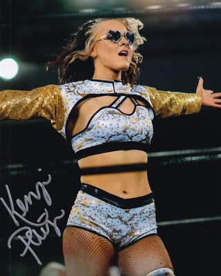 Kenzie Paige Signed 8x10 Pro Wrestling Photo NWA Womens Champion WWE