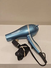 BaByliss PRO Nano Titanium Hair Blow Dryer  Ionic BABNT5548 Blue 2000W Tested