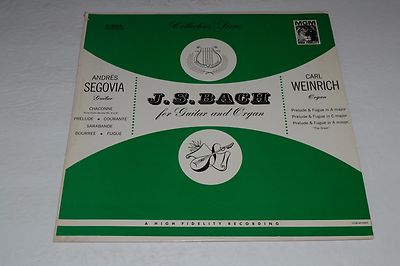 J.S. Bach for Guitar and Organ~Andres Segovia~Carl Weinrich~FAST