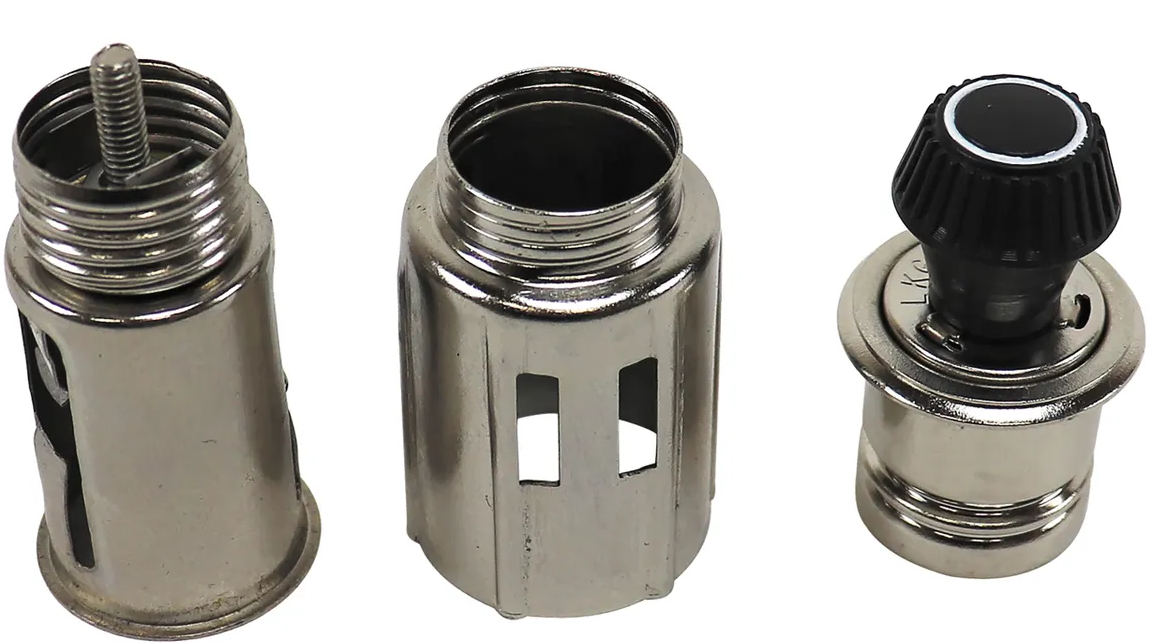 1963-1982 Corvette Cigarette Lighter + Housing Set Kit All 3 pieces C2 C3  NEW