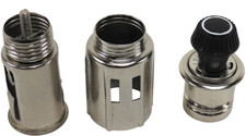 1963 - 1982 Corvette Cigarette Lighter Housing Set Kit All 3 Pieces C2 C3 New