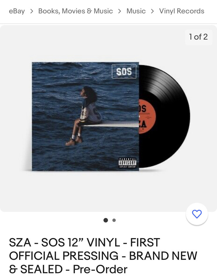 The 1975 レコード SZA SOS レコード