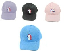 Unisex Unicorn Embroidered Baseball Cap Adjustable Strap One Size Fits Most