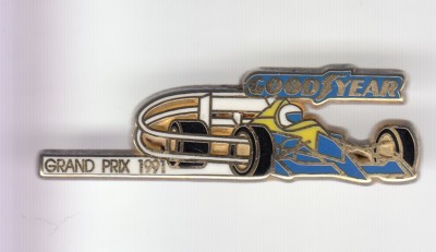 Pin's Collector Good Year Racing – Voiture, Pneu, Roue – Années 90