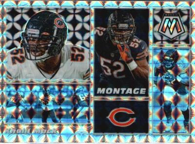 2020 Panini Mosaic #M6 Khalil Mack Montage Prizm