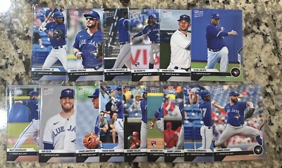 2020 Toronto Blue Jays TOPPS NOW Road To Opening Day 15 Card Base Team Set
