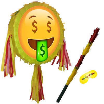 Emoji Party Piñata Smash Thema Spiel Happy Birthday Geld Pinata Wunsch UK