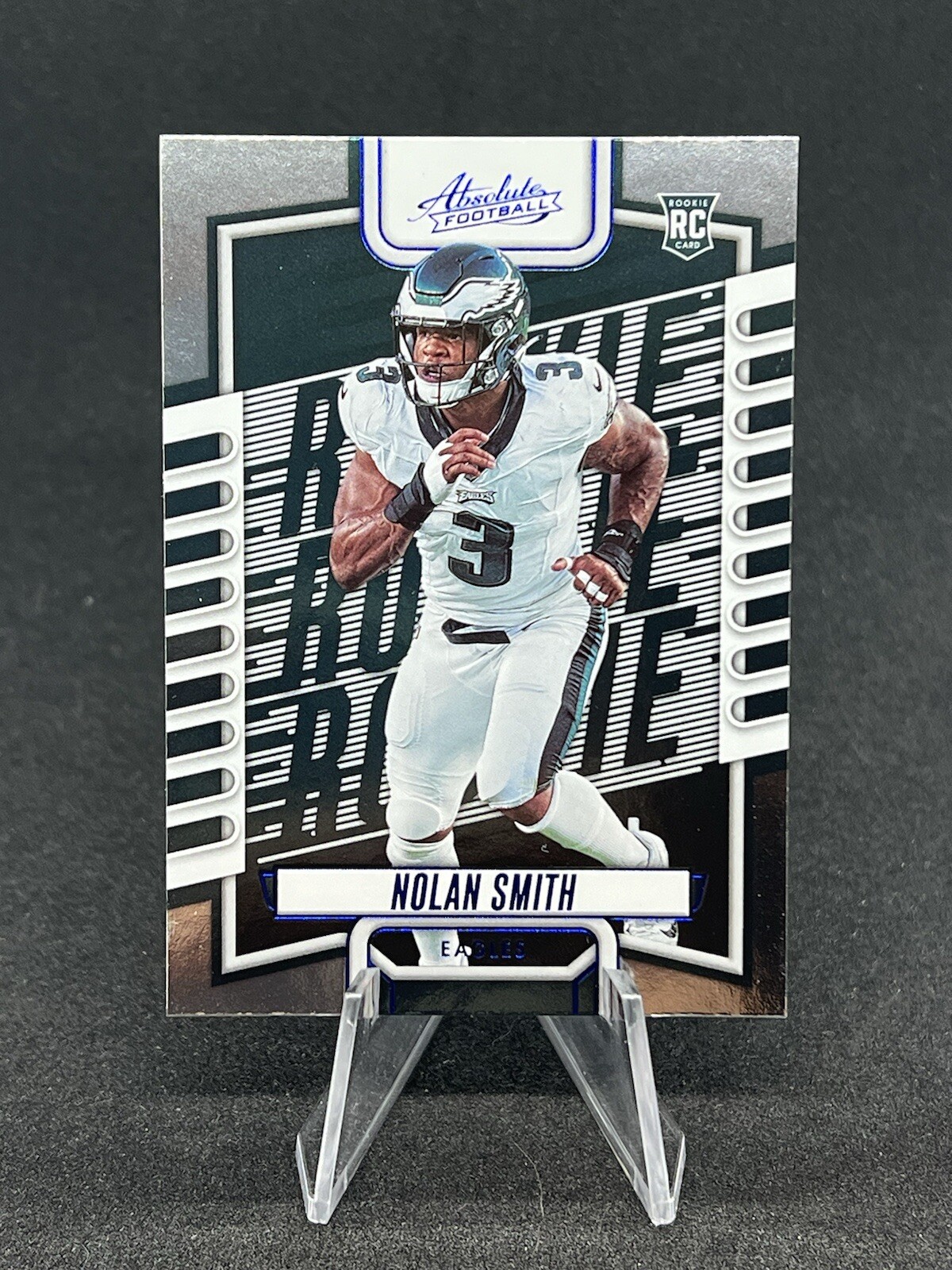 Nolan Smith (RC) 2023 Panini Absolute - Rookies Blue #161 Philadelphia Eagles