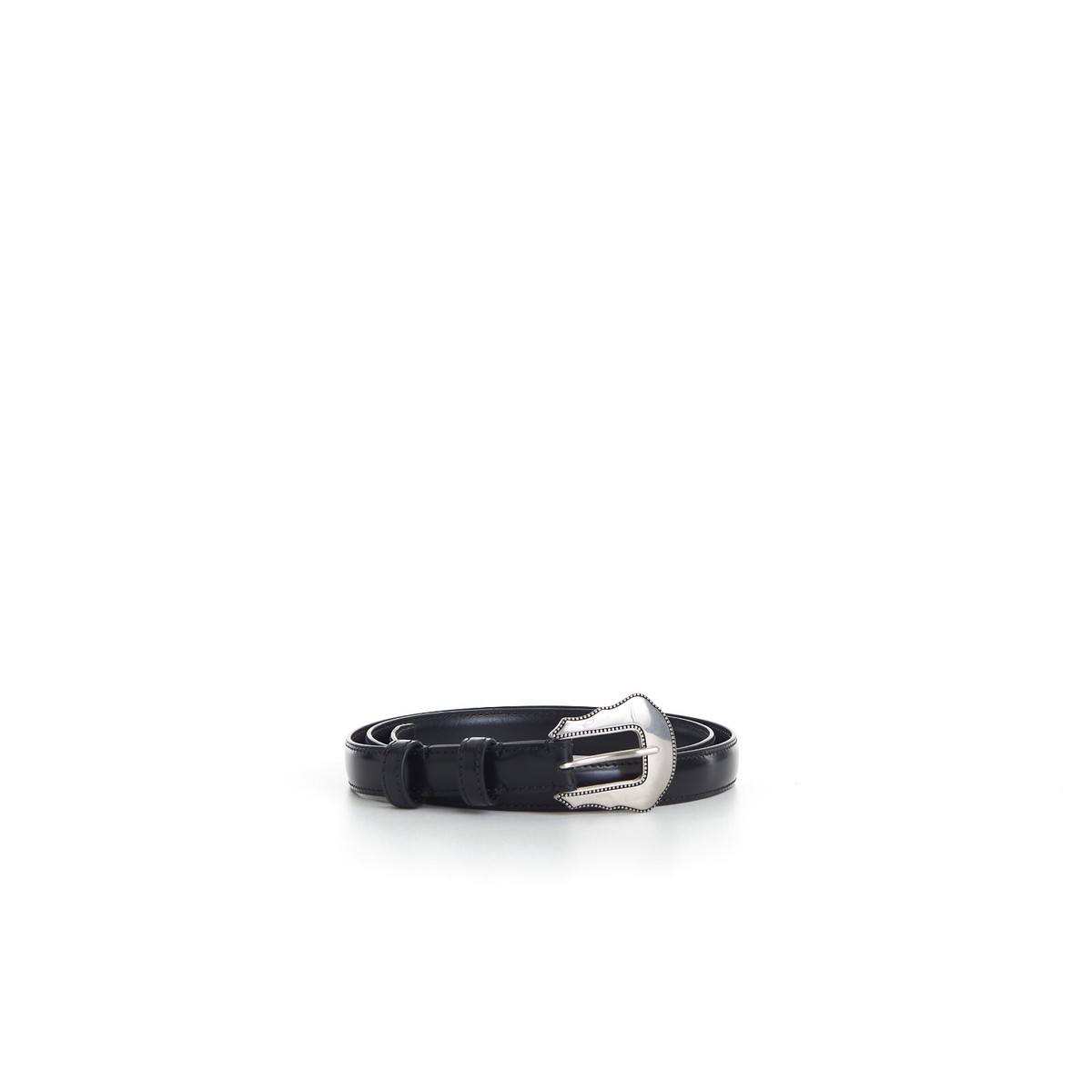 ベルト CELINE belt CELINE 450$ 18mm Belt - Black Taurillon Leather, Western