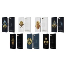 OFFICIAL ASSASSIN'S CREED ORIGINS CRESTS LEATHER BOOK CASE FOR APPLE iPOD TOUCH