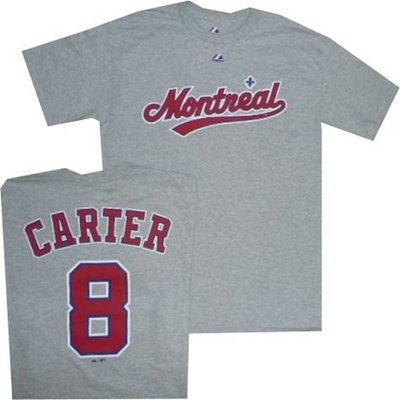 Montreal Expos Gary Carter Throwback  Shirt Closeout Limited Quantities New TAGS