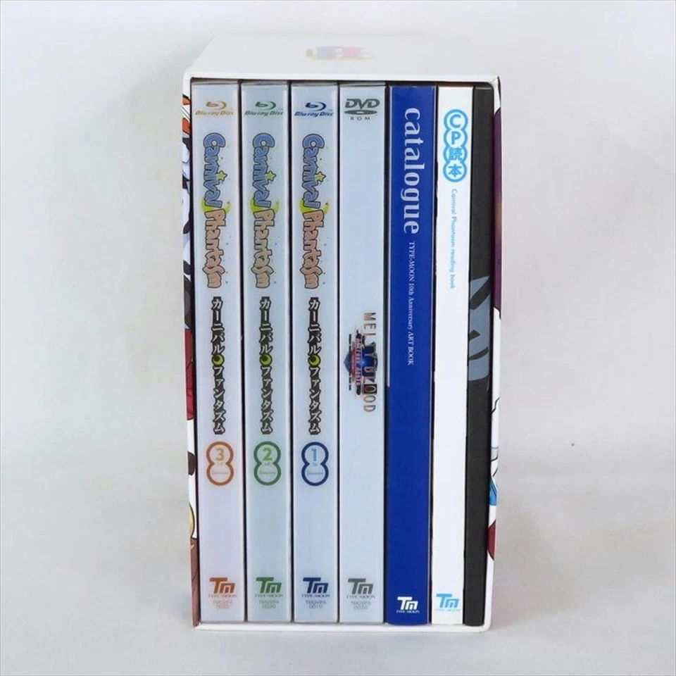 Carnival Phantasm Blu-Ray All 3 Vol Set w/ Box First Edition Limited Japan Used - Image 2 of 4