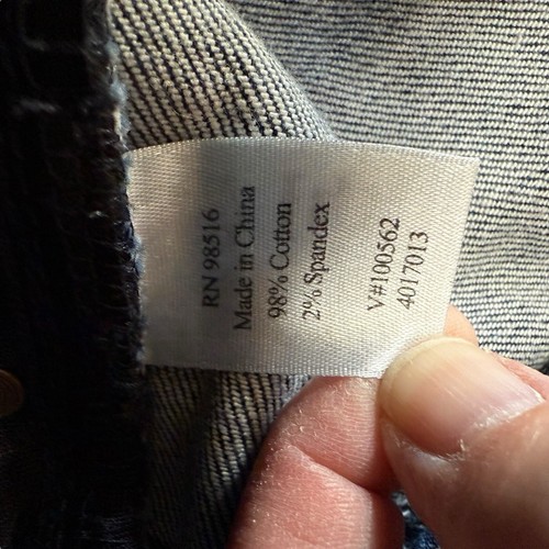 Coldwater Creek Classic Shaping Ankle Jeans Blue Petite Sz 10 Casual NWT - Picture 7 of 11